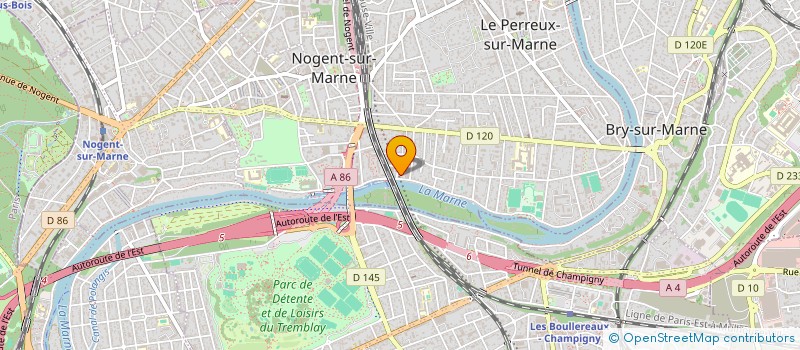 localisation de l'entreprise SCI ABRIMONT-SERERO  LE PERREUX-SUR-MARNE