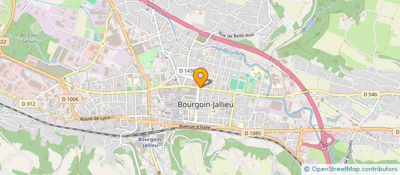 localisation de l'entreprise SCI ABS  BOURGOIN-JALLIEU