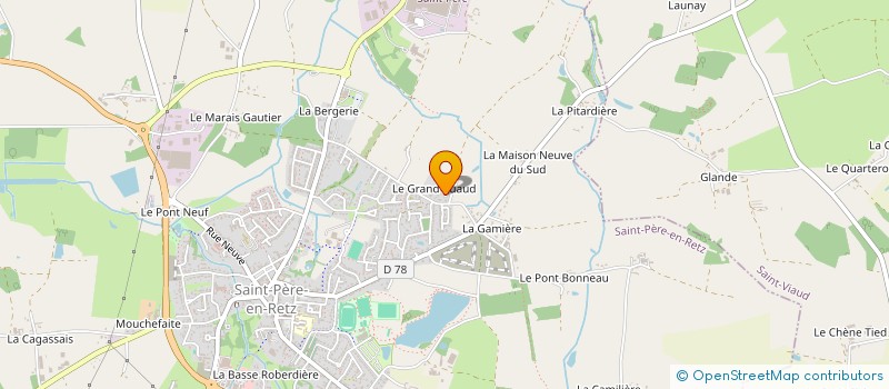 localisation de l'entreprise SCI ABS  SAINT-PERE-EN-RETZ