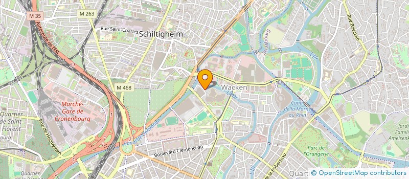 localisation de l'entreprise SCI ABS  STRASBOURG