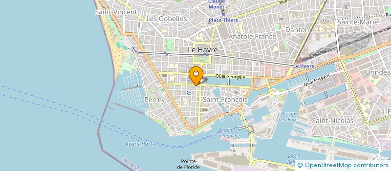 localisation de l'entreprise SCI ABS à LE HAVRE