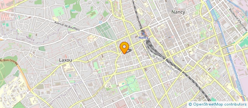 localisation de l'entreprise SCI ABS  NANCY