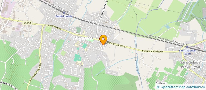 localisation de l'entreprise SCI ABS  SAINT-LOUBES