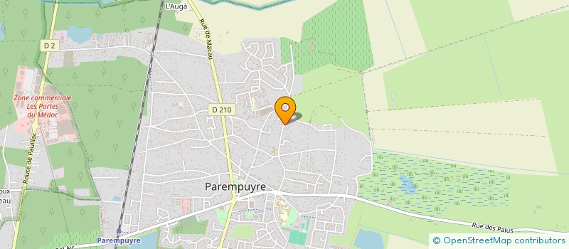 localisation de l'entreprise SCI ABS L OCEANE  PAREMPUYRE