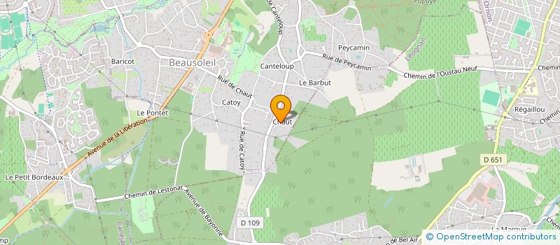 localisation de l'entreprise SCI ABSC  GRADIGNAN