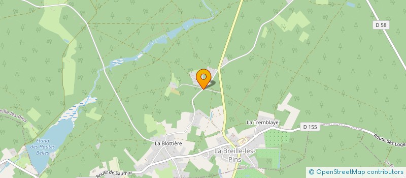 localisation de l'entreprise SCI ABSO  LA BREILLE-LES-PINS