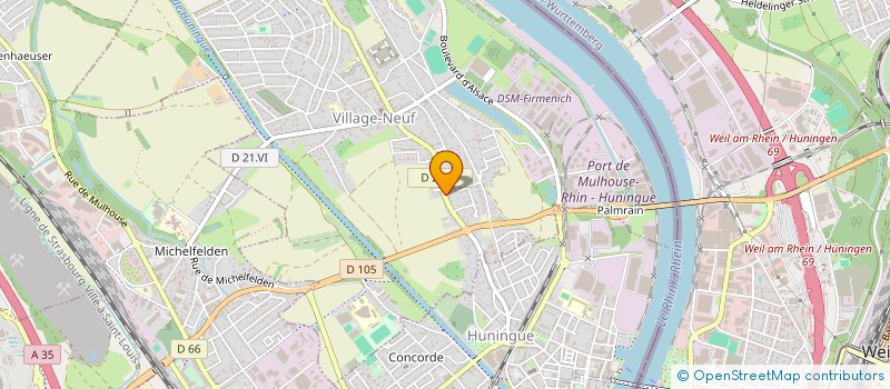 localisation de l'entreprise SCI ABSTERGO E.M.S.Y.  VILLAGE-NEUF