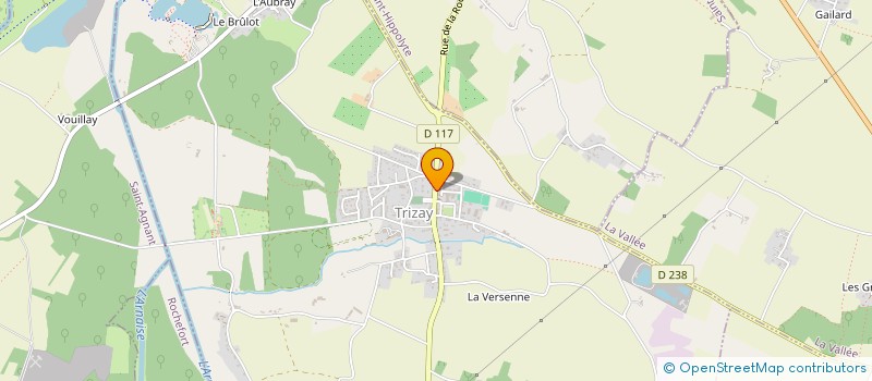 localisation de l'entreprise SCI ABSY  TRIZAY