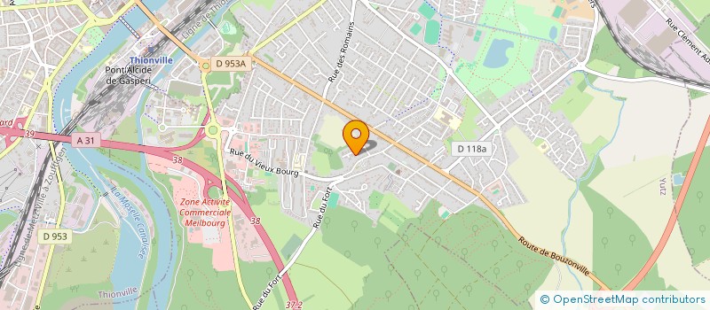 localisation de l'entreprise SCI ABTA  YUTZ