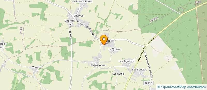 localisation de l'entreprise SCI ABVOCARE à BRIE