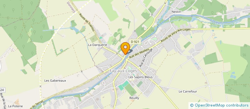 localisation de l'entreprise SCI ABYO à FAY-AUX-LOGES