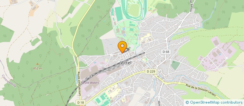 localisation de l'entreprise SCI ABYS  VITTEL