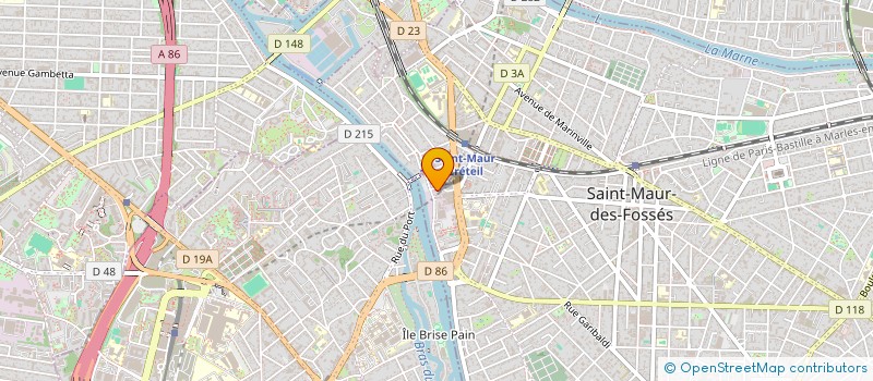 localisation de l'entreprise SCI AC 3615 à CRETEIL