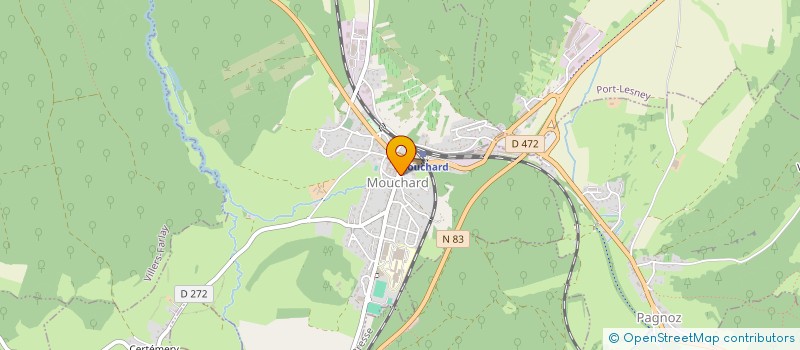 localisation de l'entreprise SCI AC 39  MOUCHARD