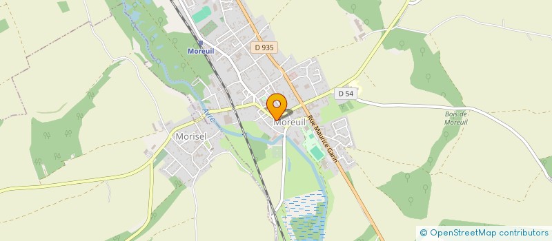 localisation de l'entreprise SCI AC à MOREUIL