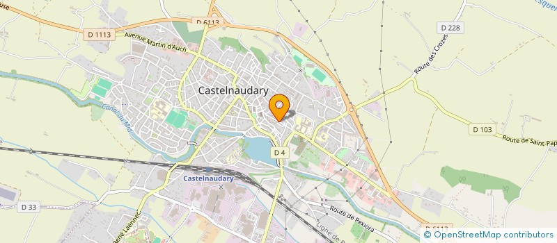 localisation de l'entreprise SCI AC.COLOMBETTE  CASTELNAUDARY