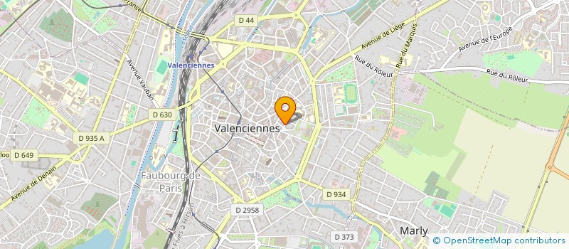 localisation de l'entreprise SCI AC.DC.  VALENCIENNES