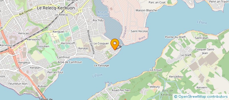 localisation de l'entreprise SCI AC HC  LE RELECQ-KERHUON