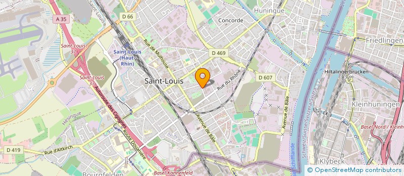 localisation de l'entreprise SCI AC IMMO  SAINT-LOUIS