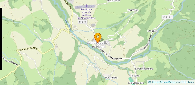 localisation de l'entreprise SCI AC IMMO LOUBET  SAINT-BAUDILLE-ET-PIPET