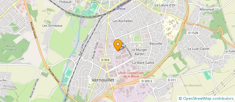 localisation de l'entreprise SCI AC IMMOBILIER à VERNOUILLET
