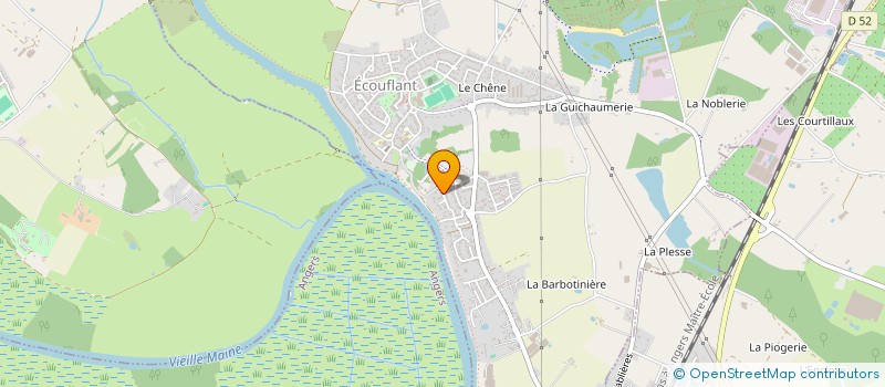 localisation de l'entreprise SCI AC JAMA  ECOUFLANT