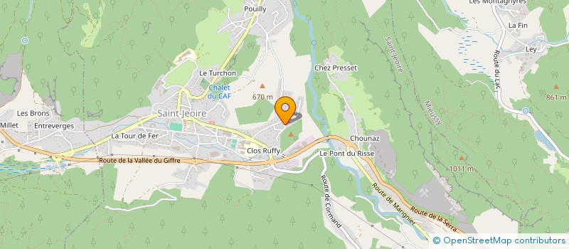 localisation de l'entreprise SCI AC29  SAINT-JEOIRE