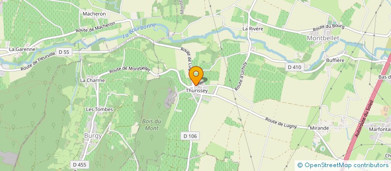 localisation de l'entreprise SCI AC2L IMMO  MONTBELLET