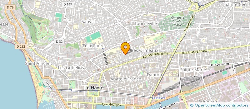 localisation de l'entreprise SCI AC2M PATRIMOINE à LE HAVRE