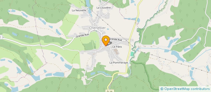 localisation de l'entreprise SCI ACA  CHENEBIER