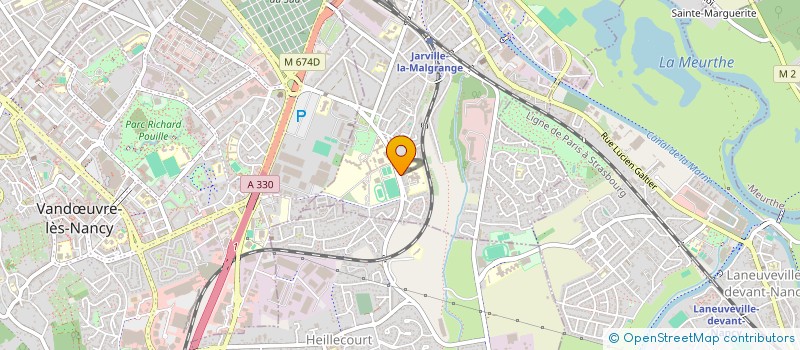 localisation de l'entreprise SCI ACA  JARVILLE-LA-MALGRANGE