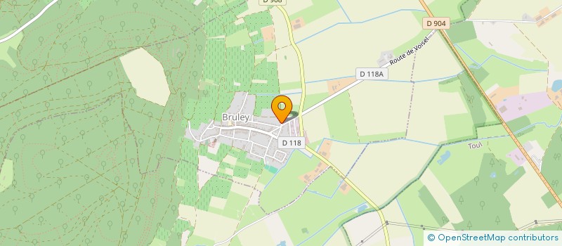 localisation de l'entreprise SCI ACA  BRULEY