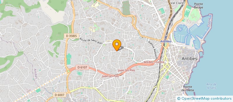 localisation de l'entreprise SCI ACA à ANTIBES