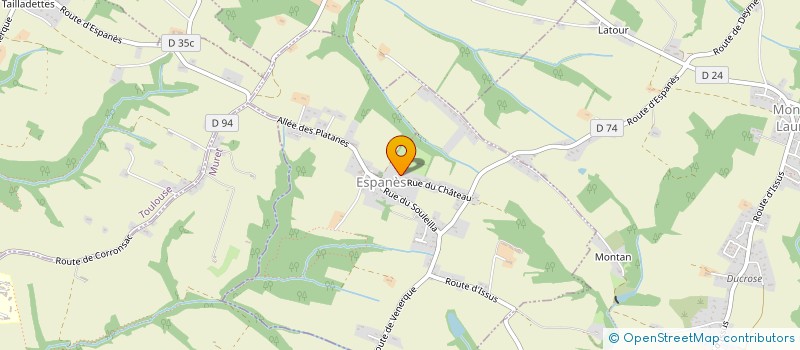 localisation de l'entreprise SCI ACA GERAUD  ESPANES