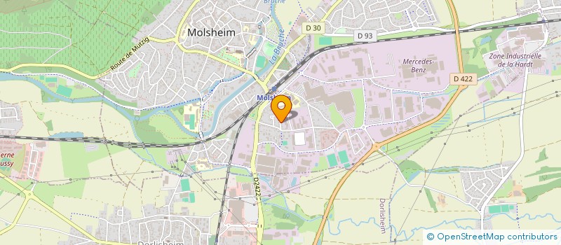 localisation de l'entreprise SCI ACACIA  MOLSHEIM