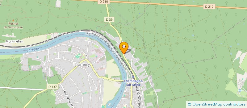 localisation de l'entreprise SCI ACACIAS 77  CHAMPAGNE-SUR-SEINE