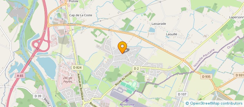 localisation de l'entreprise SCI ACAD  AIRE-SUR-L'ADOUR