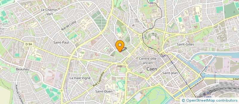 localisation de l'entreprise SCI ACAD à CAEN