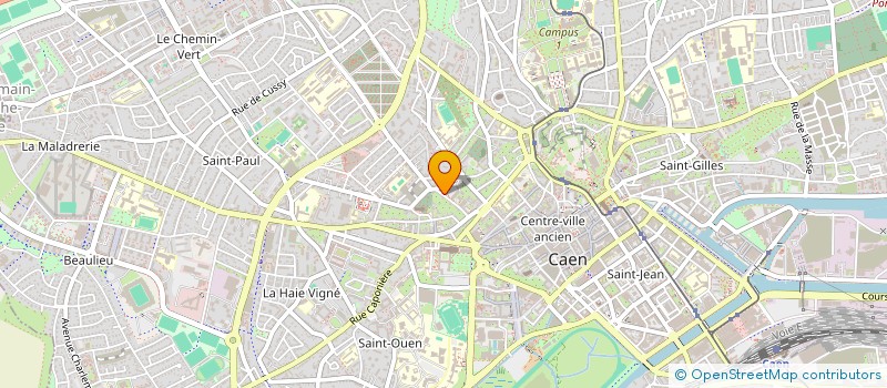 localisation de l'entreprise SCI ACADEMIE à CAEN