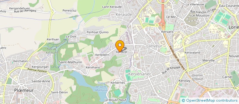 localisation de l'entreprise SCI ACADEMY à PLOEMEUR