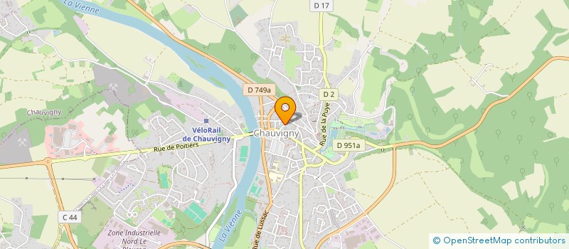 localisation de l'entreprise SCI ACADIENNE  CHAUVIGNY