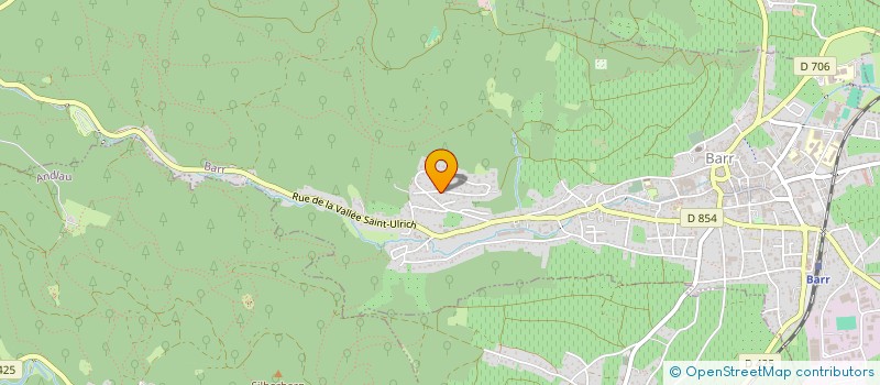 localisation de l'entreprise SCI ACAJOU P& V  BARR