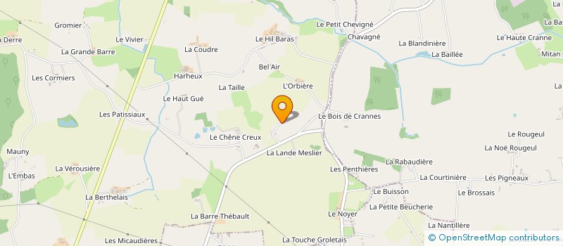 localisation de l'entreprise SCI ACAJU  NOYAL-SUR-VILAINE