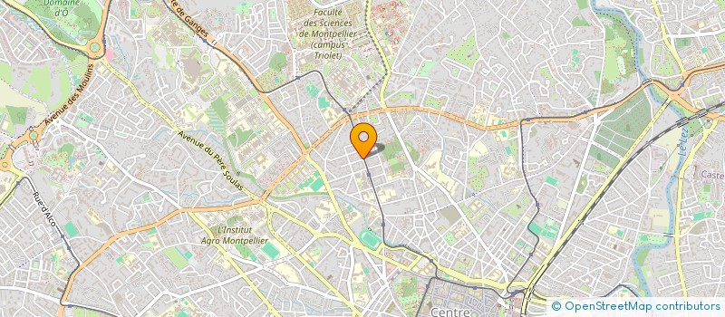 localisation de l'entreprise SCI ACALANTHIS à MONTPELLIER