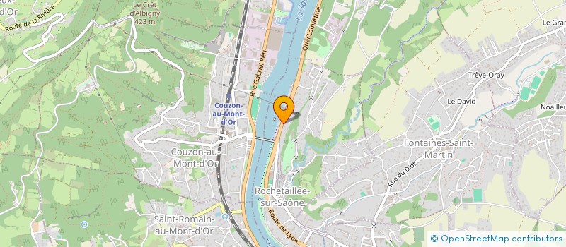 localisation de l'entreprise SCI ACAM  ROCHETAILLEE-SUR-SAONE