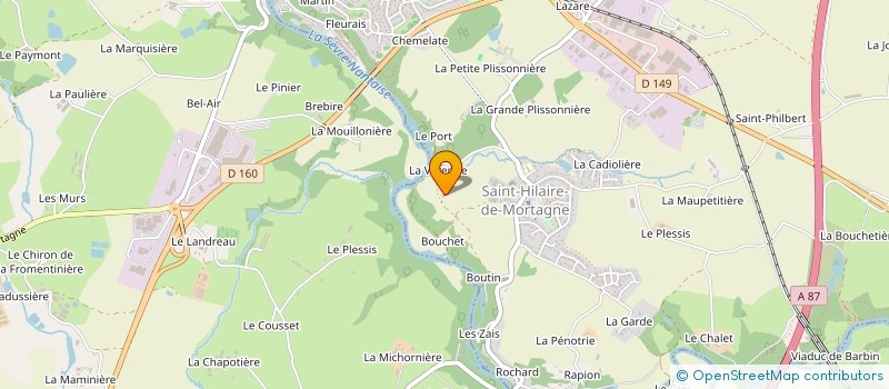 localisation de l'entreprise SCI ACAN  MORTAGNE-SUR-SEVRE