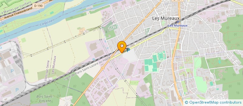 localisation de l'entreprise SCI ACANDO à LES MUREAUX