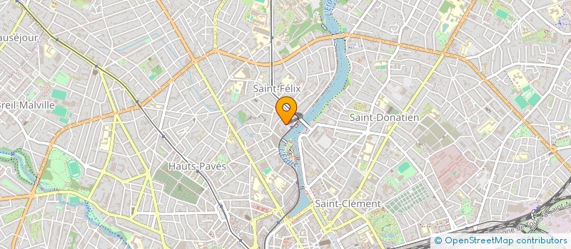 localisation de l'entreprise SCI ACANTHE à NANTES