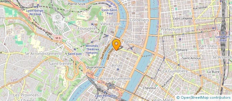 localisation de l'entreprise SCI ACANTHE  LYON