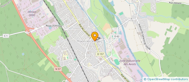 localisation de l'entreprise SCI ACAP  THAON-LES-VOSGES